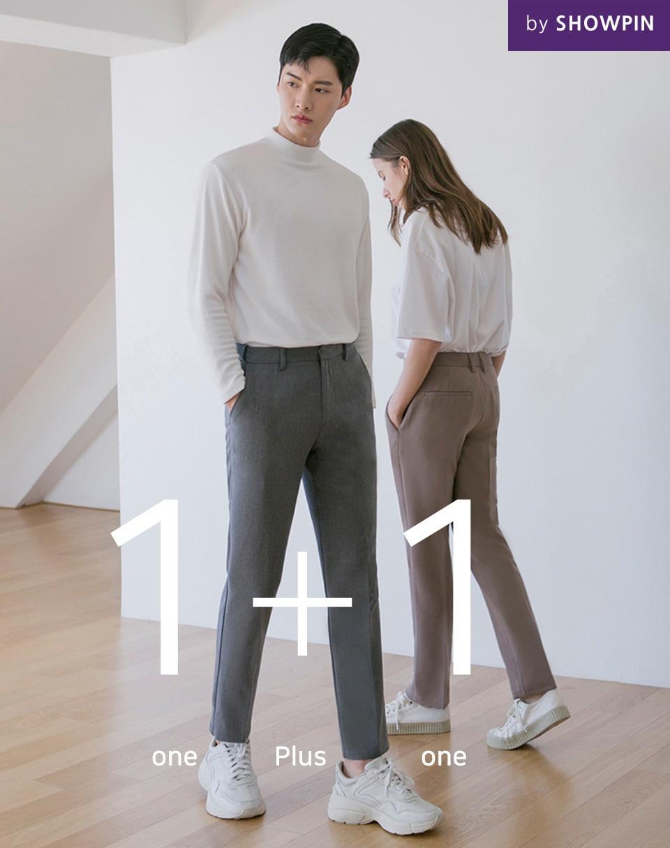 [1+1] [UNISEX] 제로 슬랙스 by showpin (전체타입/히든밴딩)