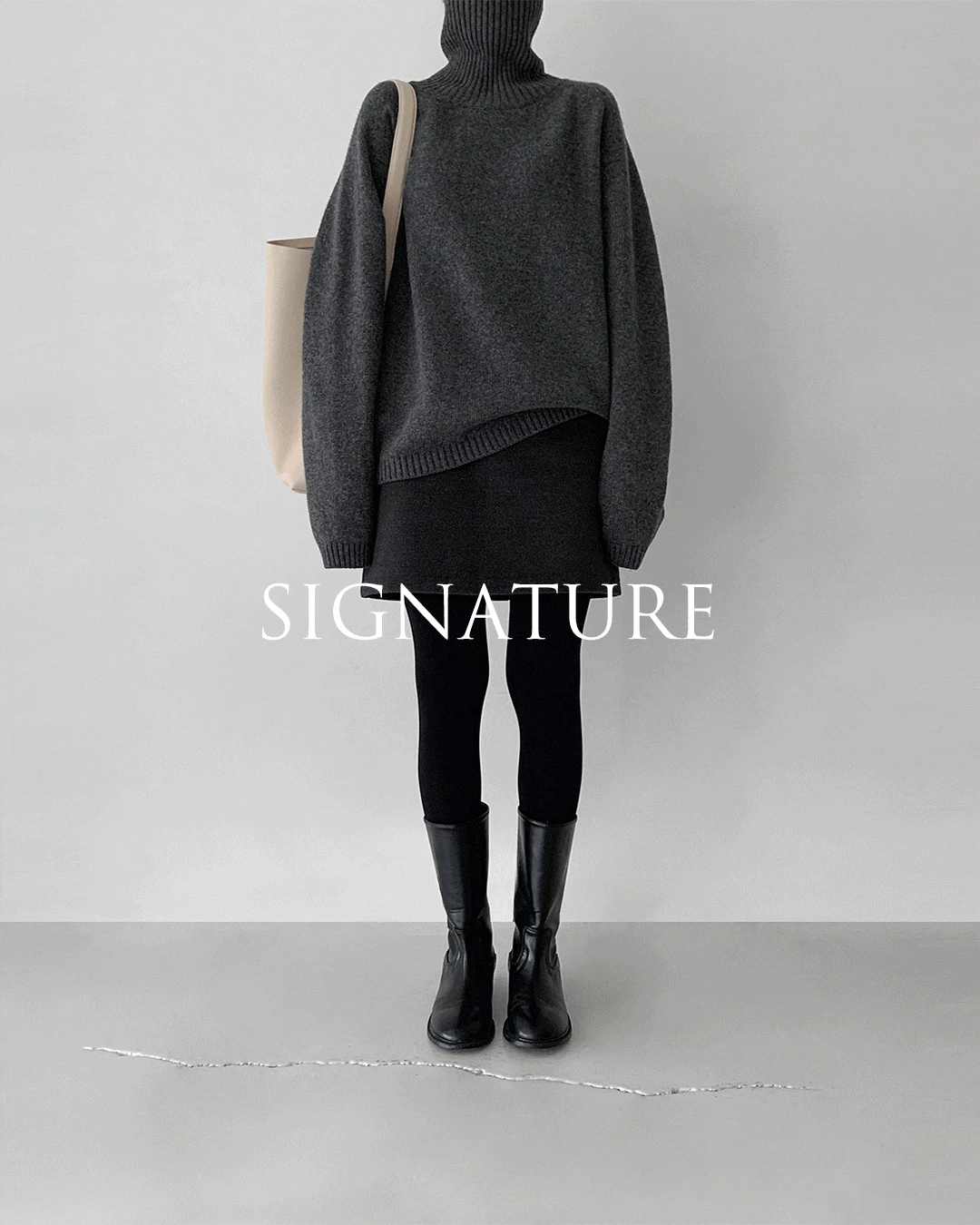 Signature pola knit