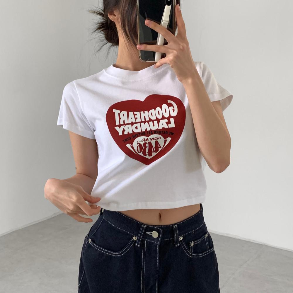 러브 베이비 크롭티(2color)