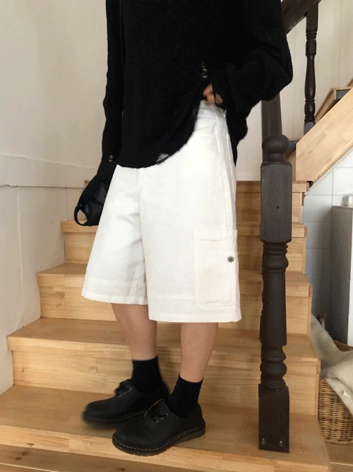 Double pocket burmuda pt (3color)