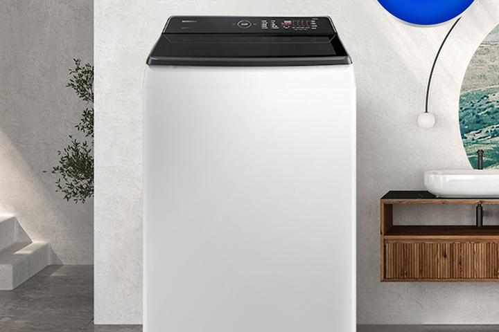 그랑데 WA19CG6745BW 19Kg 통버블 일반세탁기 버블폭포 입체돌풍세탁