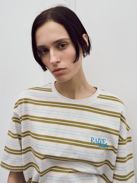 Stripe Oversized T-shirt VW5ME618_2color