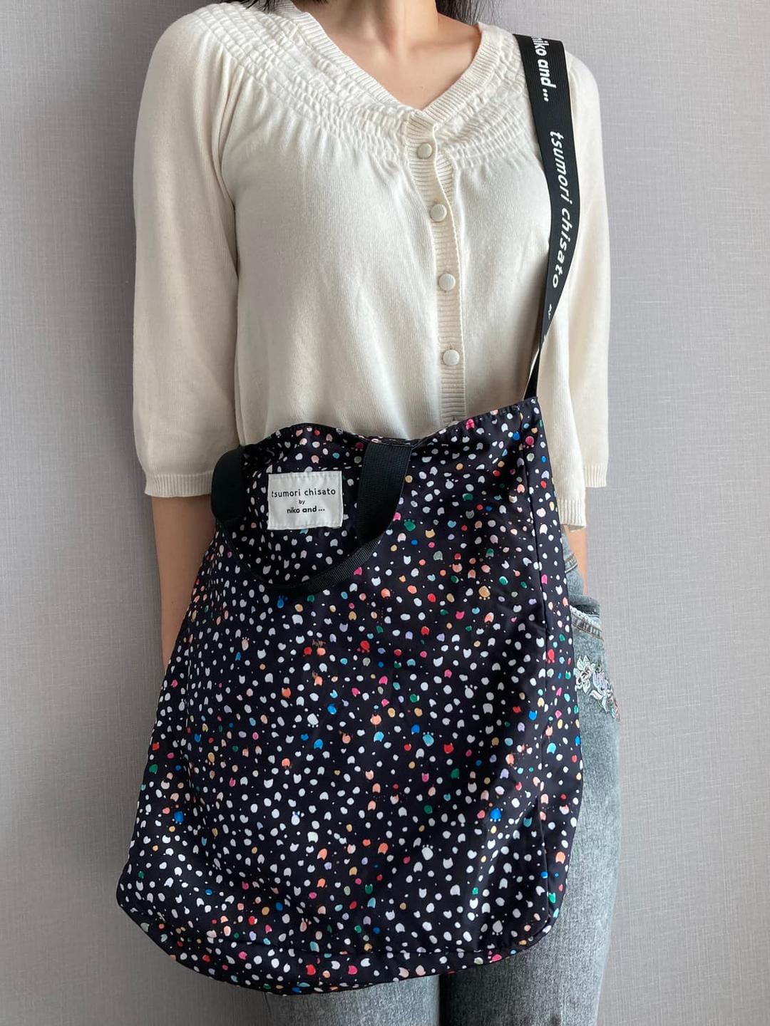 츠모리치사토 도트 멀티컬러 투웨이 토트백 | 후루츠패밀리