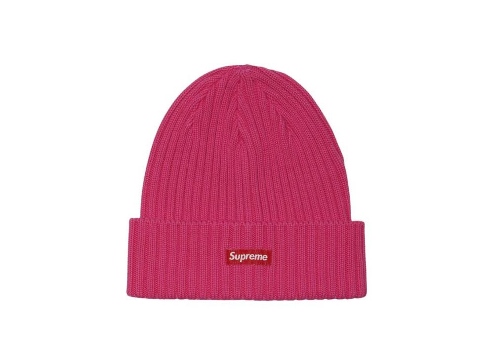 슈프림 오버 다이드 비니 핑크 Overdyed Beanie SS22