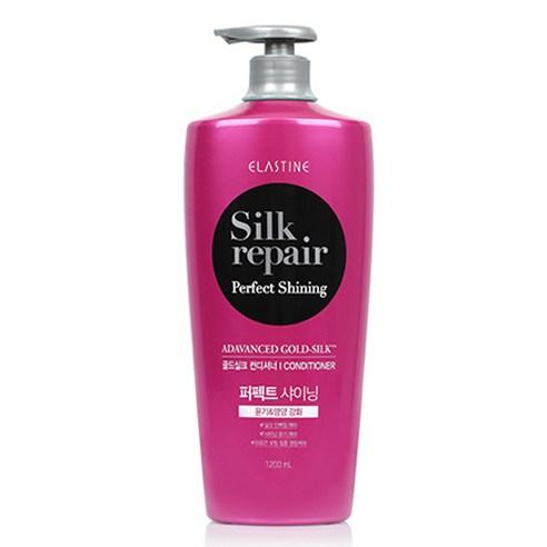 엘라스틴 실크리페어 퍼펙트 샤이닝 골드실크 컨디셔너, 1.2L, 1개 - 일반린스 | 쿠팡