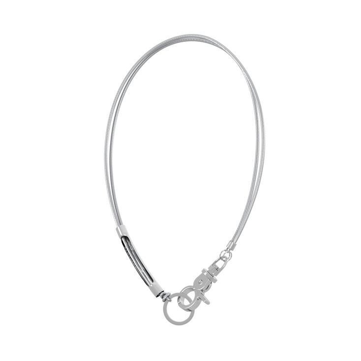 3way Sporty Tool Necklace (Glossy Silver)