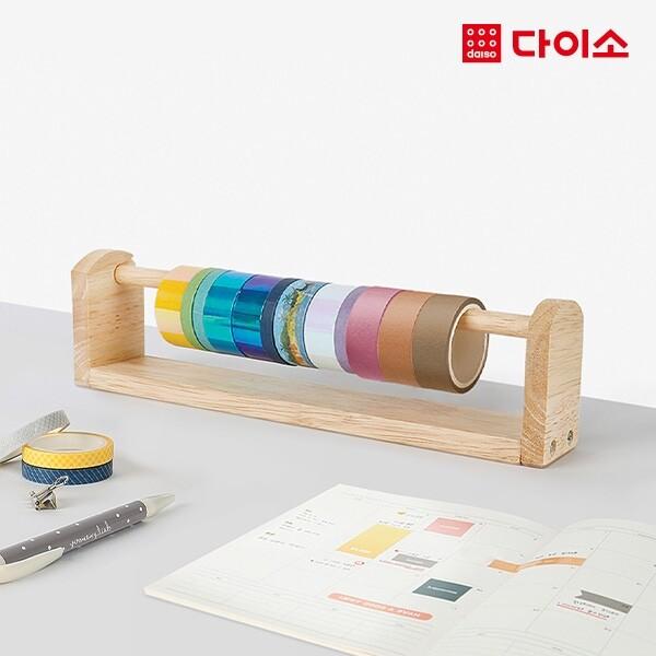 [다이소]마스킹테이프나무홀더(2000)-1024282
