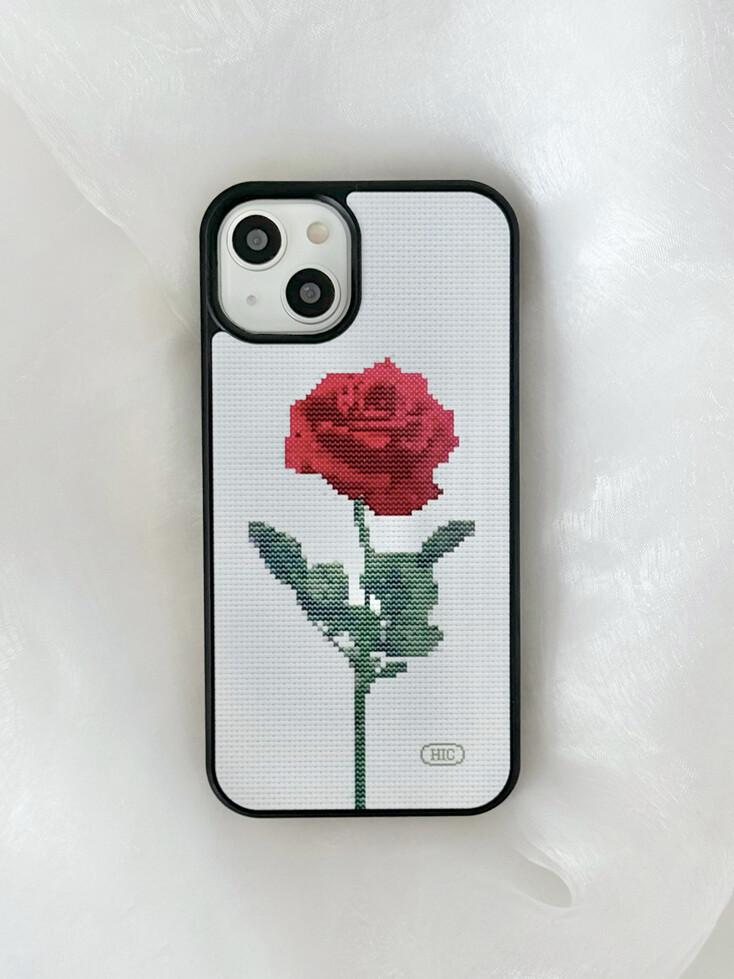 Rose Cross Stitch Bumper Case_HC2477EP001M