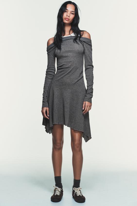 언밸런스 미니 원피스