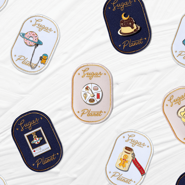 [슈가랜드] 우주디저트 뱃지(8종)