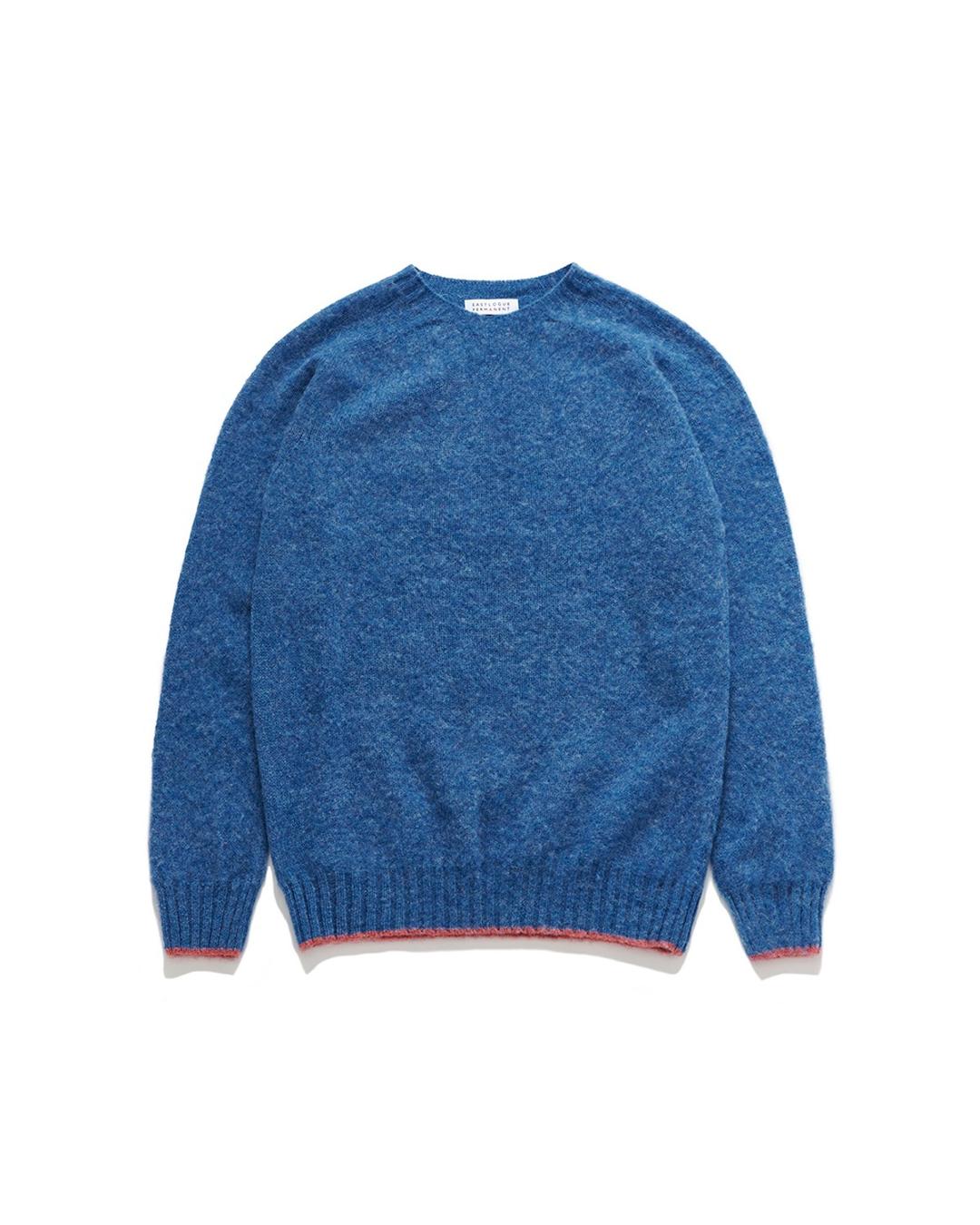 SHAGGY DOG CREWNECK SWEATER / ROYAL BLUE