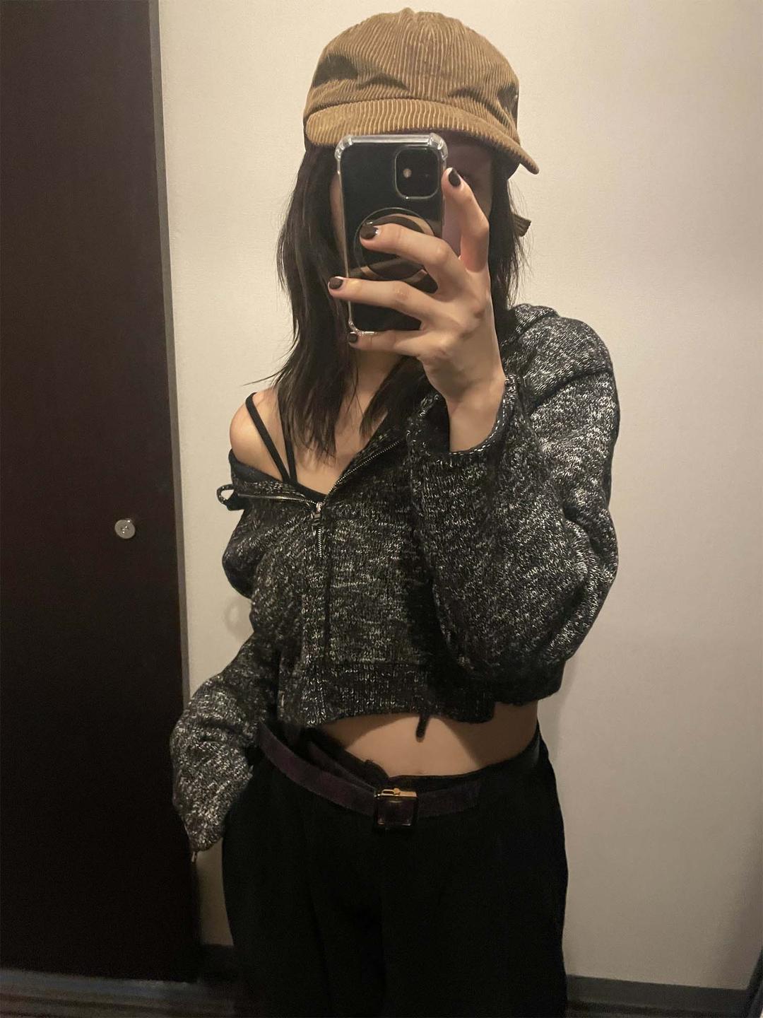 W melange hoody