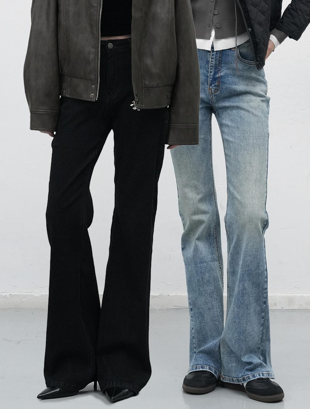 제너럴아이디어 WOMAN 기모 부츠컷 워싱 데님팬츠 [3COL]