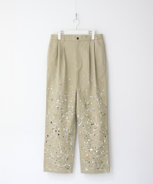 멀티 페인티드 아키택트 팬츠 (샌드 베이지)