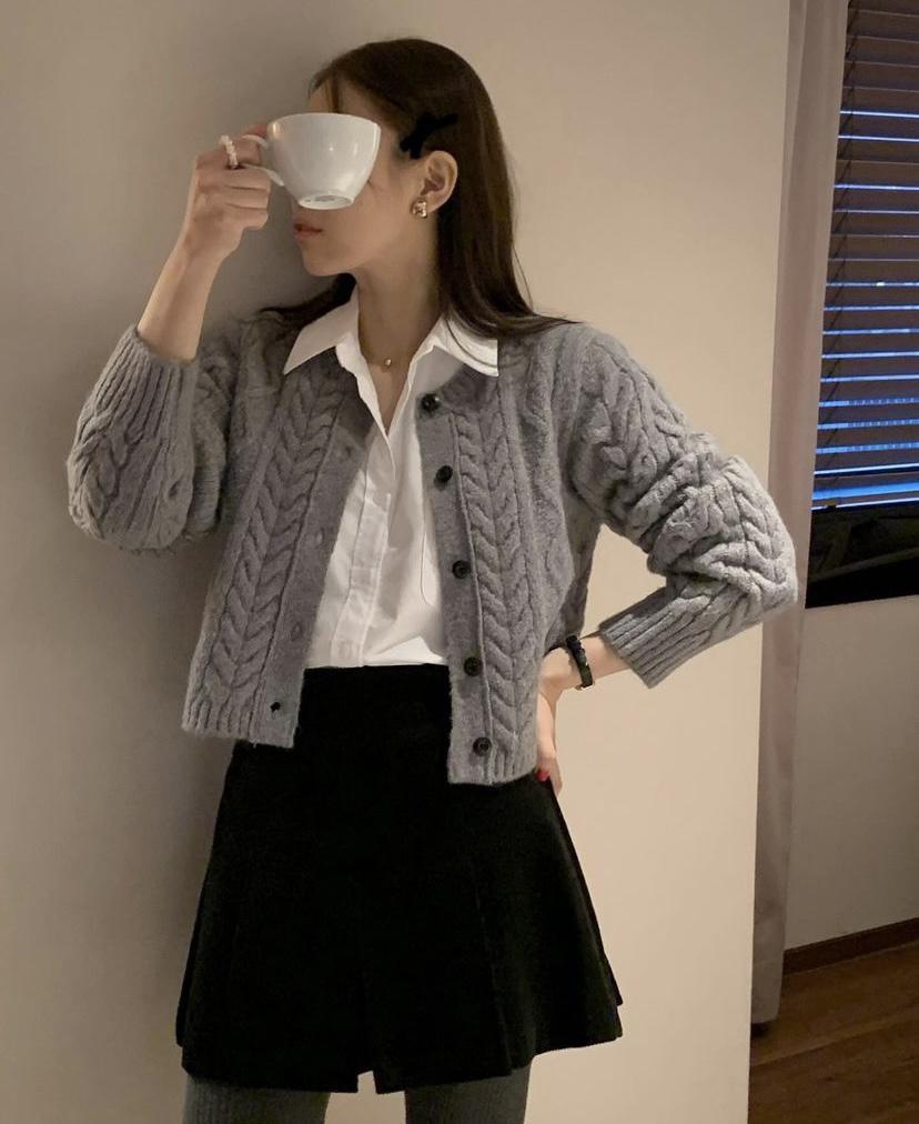 미엘 헤이즈가디건 3color