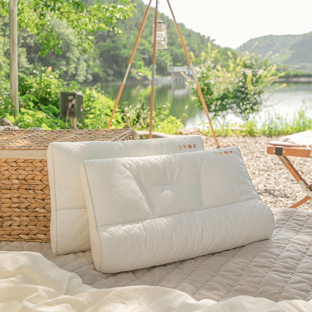 수면공감 캠핑 우유베개 안티버그 통세탁 경추베개(+보관백)