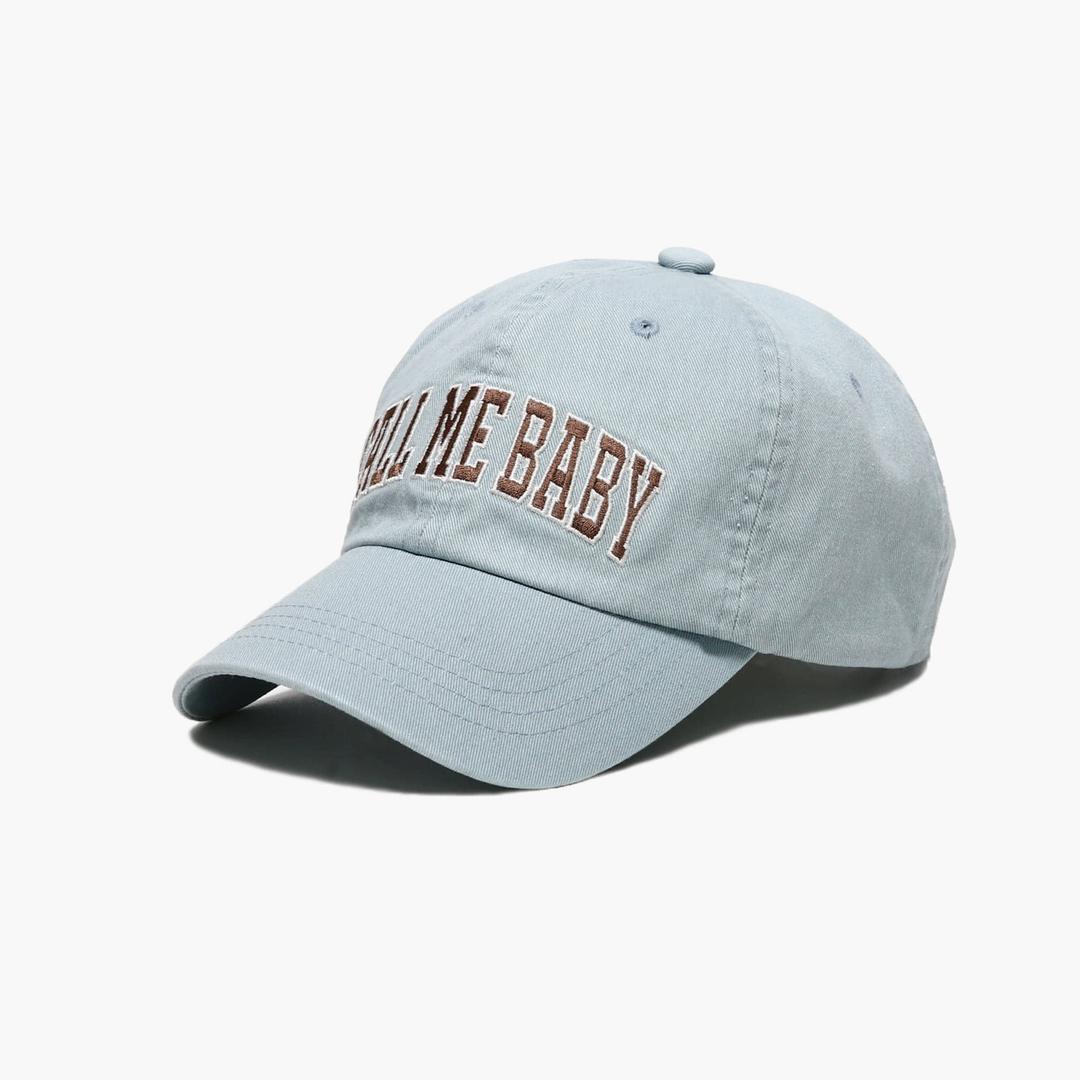 Baby University Logo Ball Cap _ Sky blue