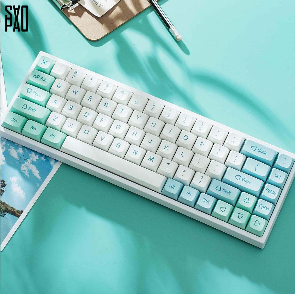 (신상품할인) 아이스민트 키캡 PBT XDA 염료승화 (133키)