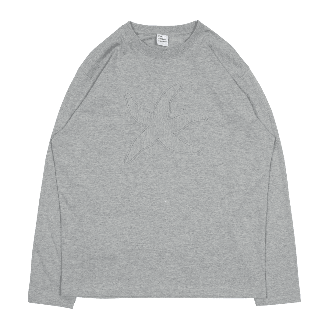 TCM vintage logo long sleeve (grey)