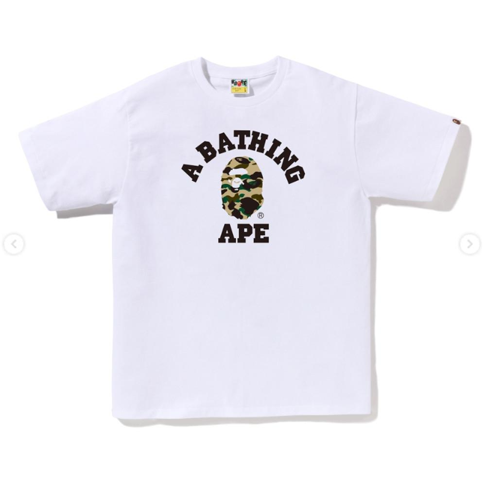 [베이프정품] 반팔티 베이프 퍼스트카모 컬리지 티 BAPE 1ST CAMO COLLEGE TEE