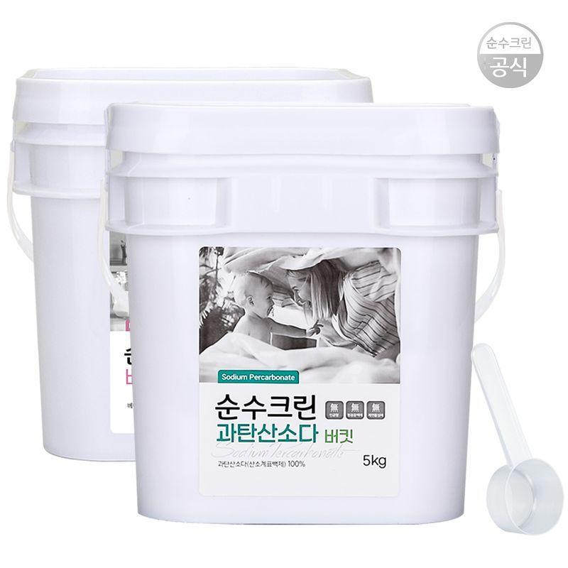 순수크린 과탄산소다 버킷 5kg+스푼1개외 베이킹소다버킷 2종모음전