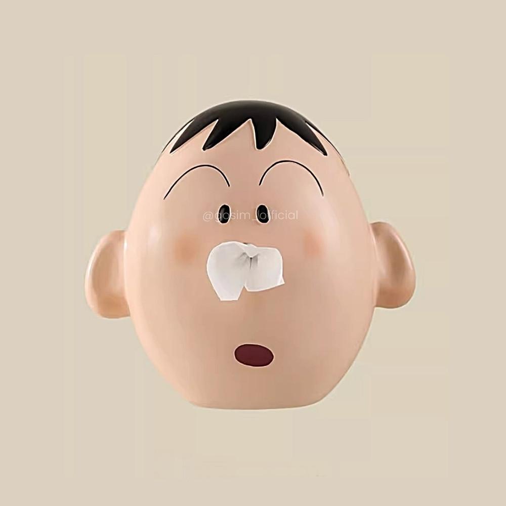 맹구 티슈 케이스 콧물 휴지 트레이 벽걸이 두루마리