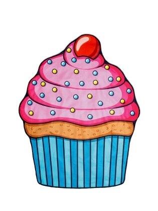 컵케이크 비치 블랭킷 & 타월