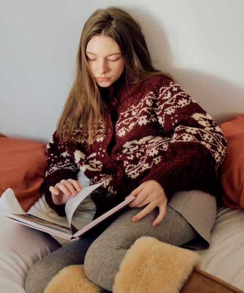 lotsyou_Sweetie Holliday Cardigan Red