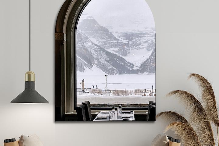 아치포스터 크리스마스 아치액자 / 창밖의 겨울