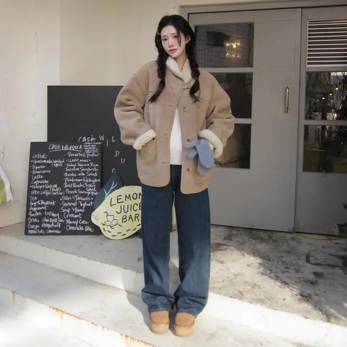 [7차] Shearing mustang (beige)