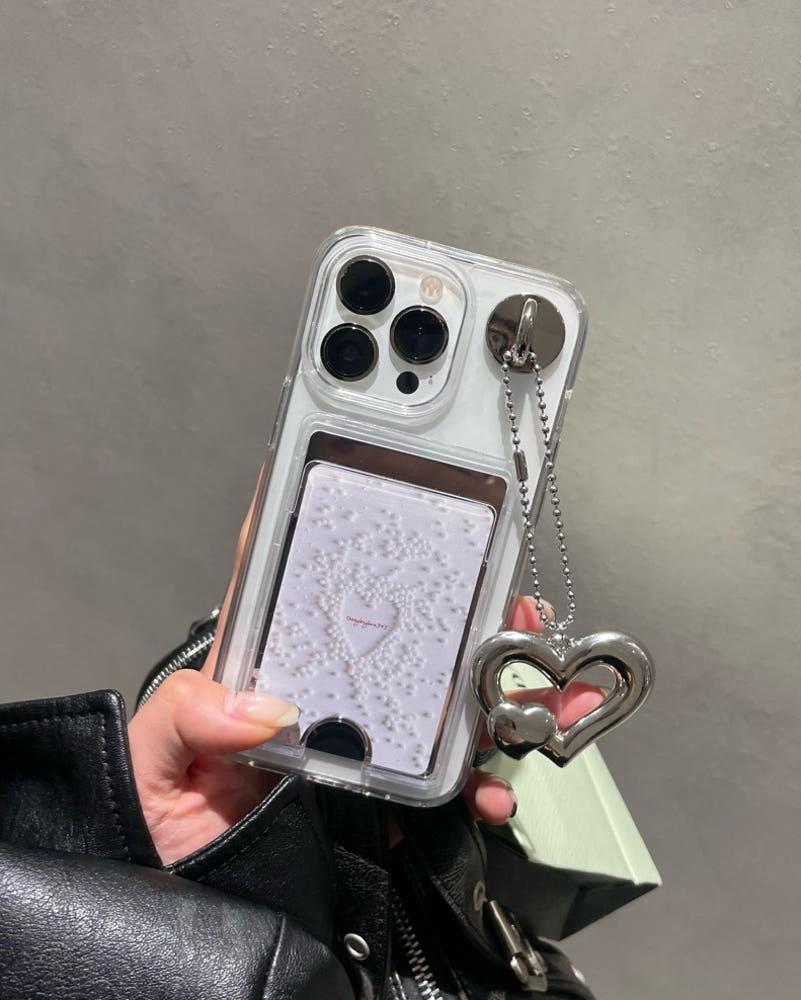 LWW 투명 카드 포켓 아이폰 케이스 / 트리포파이브345