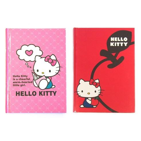 헬로키티 양장 다이어리 스케줄러 2종 (핑크/레드) - 만년다이어리 | 쿠팡