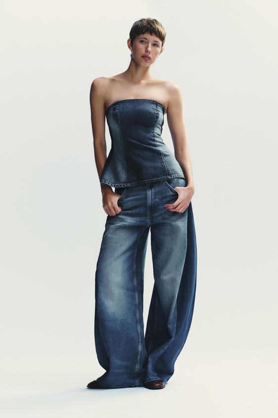 JEANS BALLOON OVERSIZE TRF 하이웨이스트