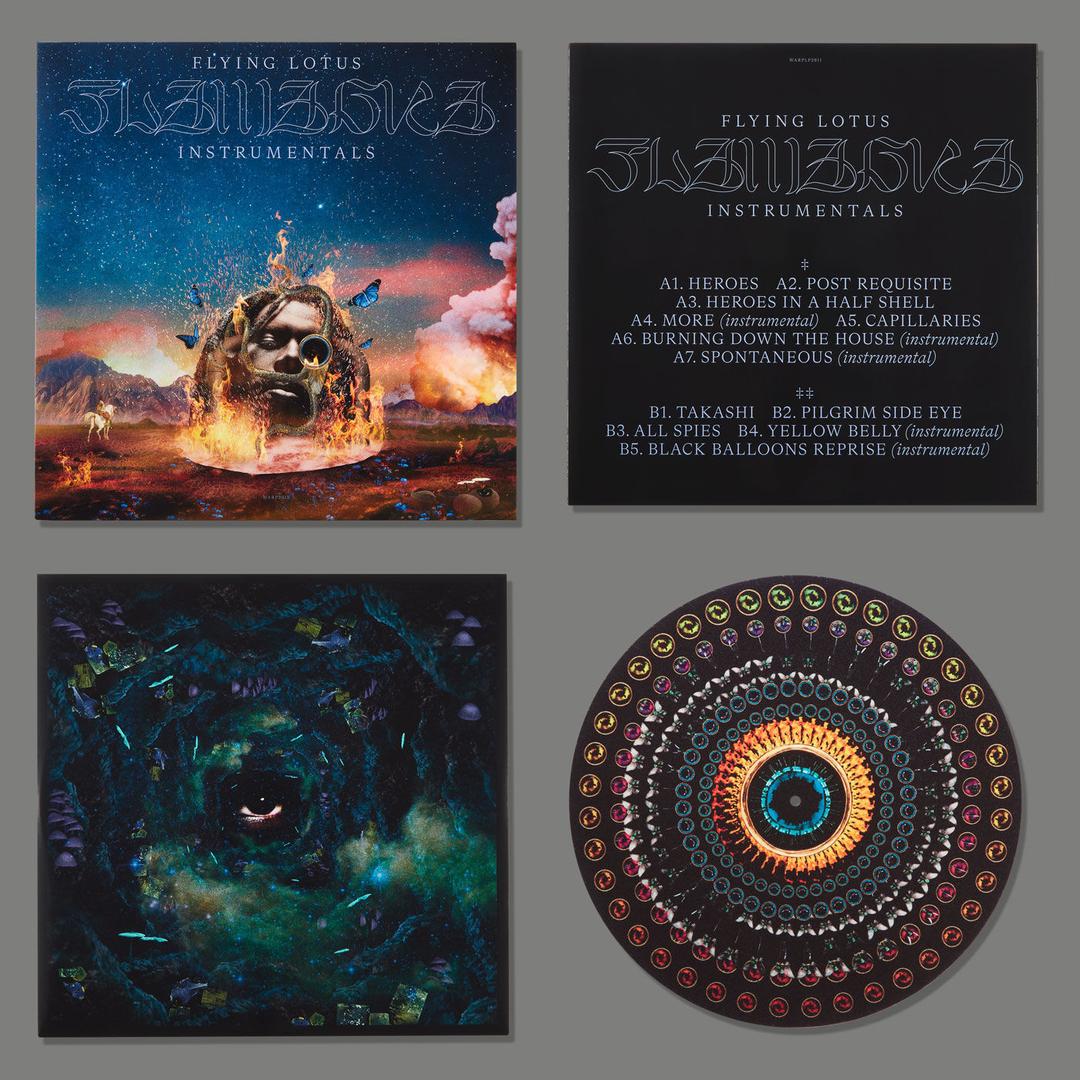 [2xLP +턴테이블매트] Flying Lotus - Flamagra (Instrumentals)