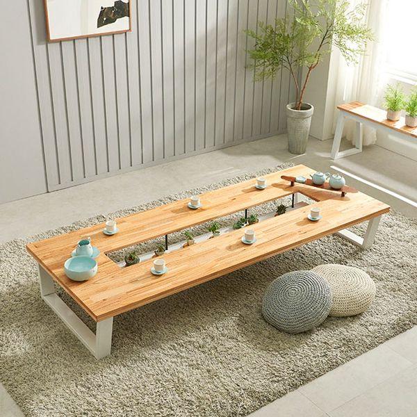 HM197 참죽 원목 좌식 테이블 2000