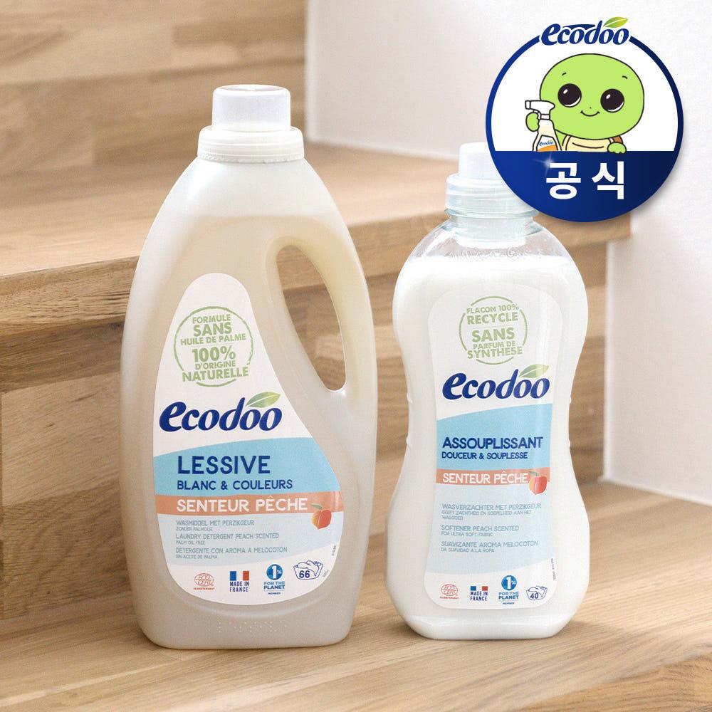 에코두 세탁세제 2L + 섬유유연제 1L (향 선택)