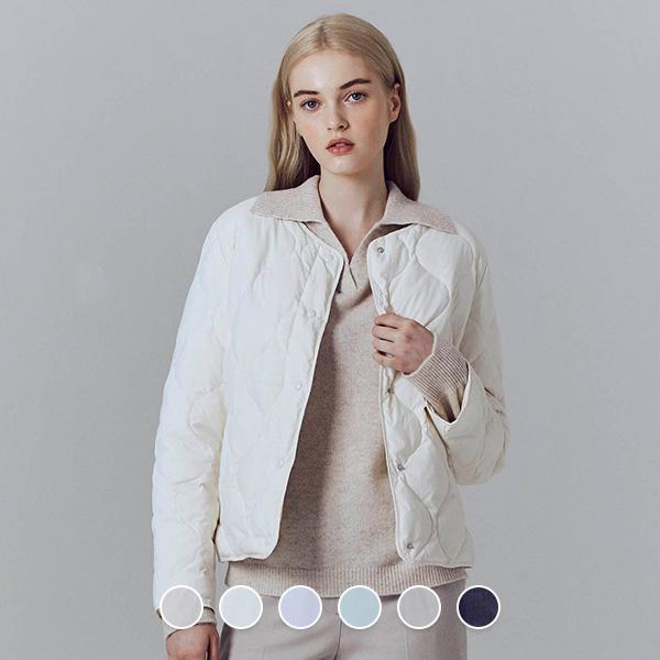 지오다노 덕다운 어니언퀼팅 경량 패딩 372908