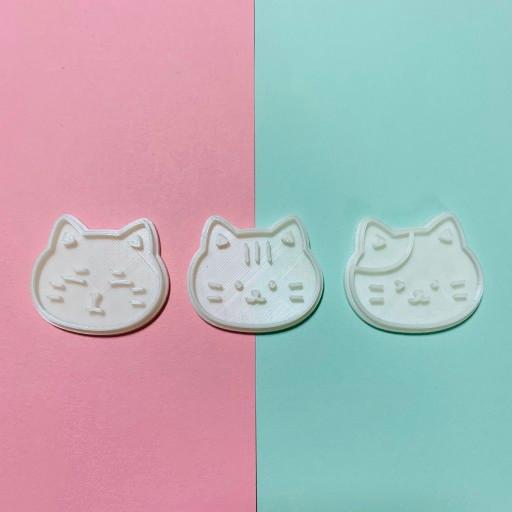 고양이 쿠키커터 / 쿠키틀 / 스탬프
