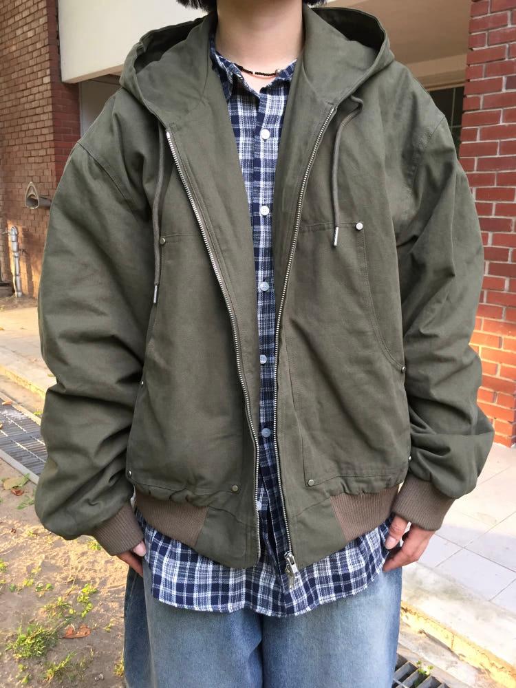 카펜터 워크 후드집업