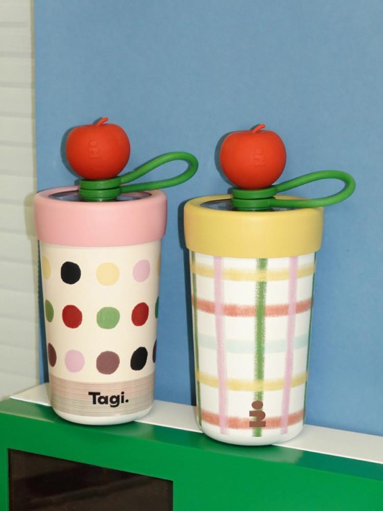 Tagi 보온 보냉 스테인레스 물병 애플 보틀 텀블러