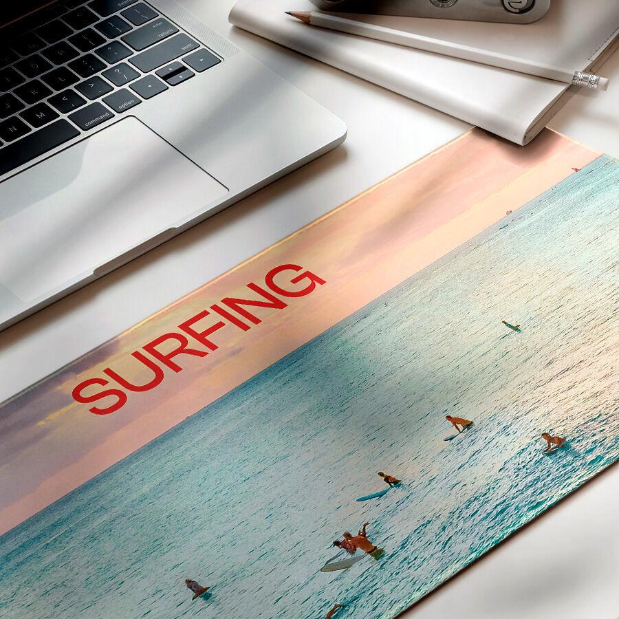 Surfing 서핑 논슬립 와이드 데스크매트 장패드 책상덮개