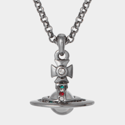 비비안웨스트우드 입체 오알비 뉴 쁘띠 목걸이 3D 오브 실버 건메탈 핑크골드