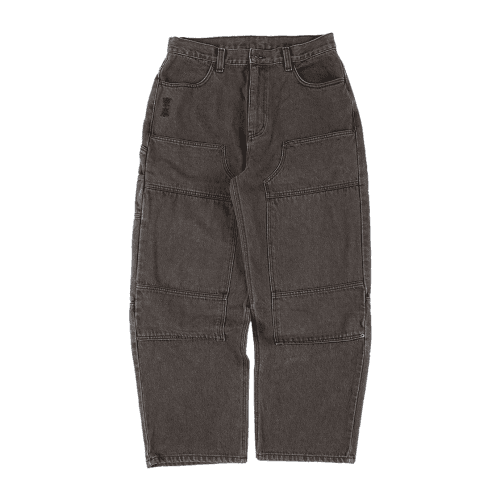 Gemini Emanate Logo Double Knee Pants Brown