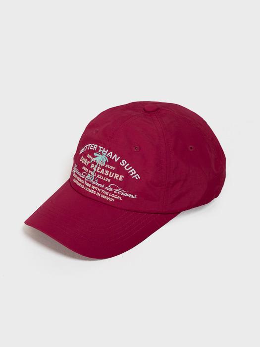 PALM BEACH CAP - BURGUNDY