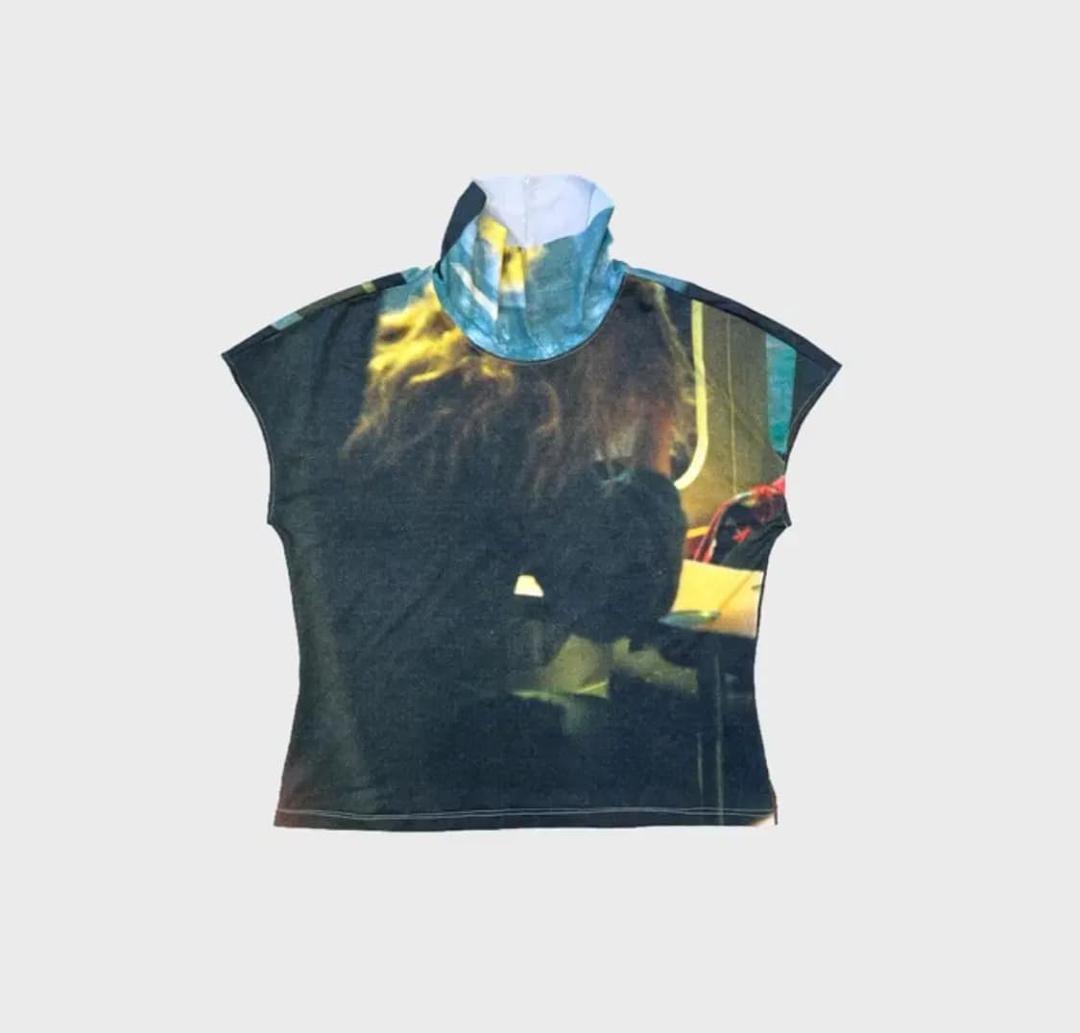 Seen nees 씬 하이넥 반팔 티셔츠 한살차이 | 후루츠패밀리