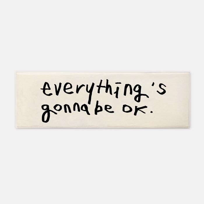 everything's gonna be ok. 주방매트 러너, 러그