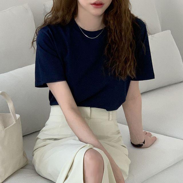 [재진행/세탁후그대로!] 실켓 프리미엄 반팔티셔츠 10color_더모닌