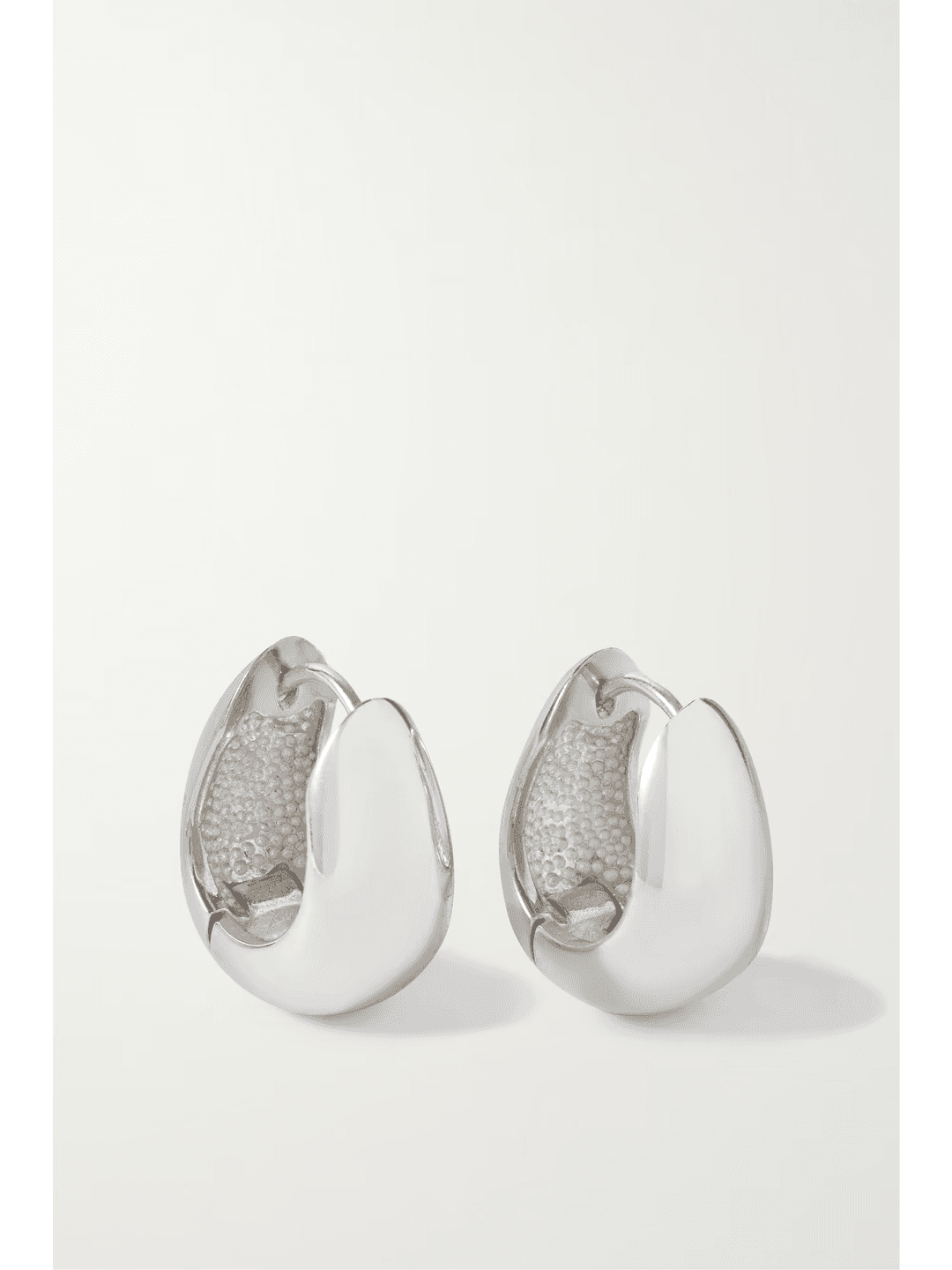SOPHIE BUHAI + NET SUSTAIN silver hoop earrings | NET-A-PORTER