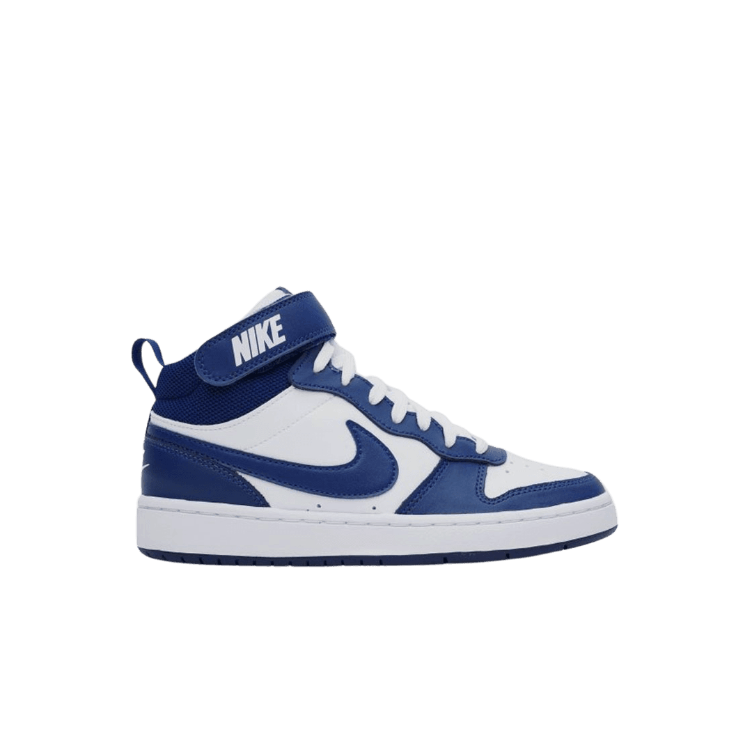(GS) Nike Court Borough Mid 2 White Blue Void