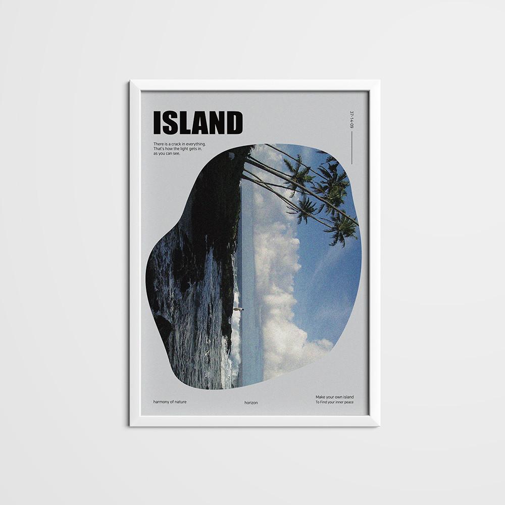 Island | 오브콜스 | 아트 포스터 | 인테리어 | 집 꾸미기